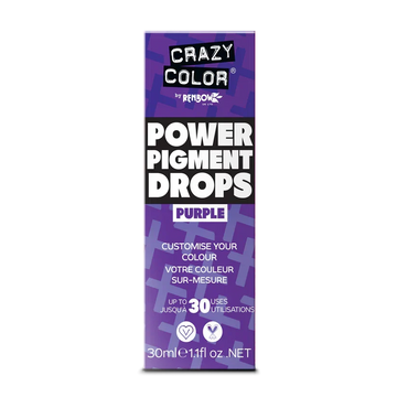 Crazy Color - Power Pigment Drops Purple 30ml (High Concentration Colour)