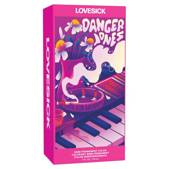 Danger Jones - Semi Permanent Hair Colour Lovesick Neon Pink 118ml