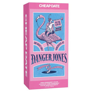 Danger Jones - Semi Permanent Hair Colour Cheap Date Light Pink 118ml