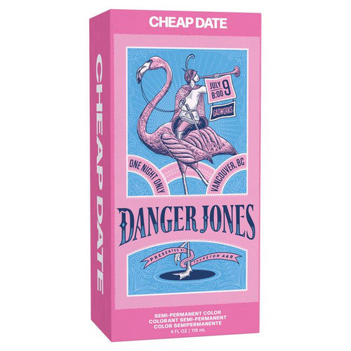 Danger Jones - Semi Permanent Hair Colour Cheap Date Light Pink 118ml