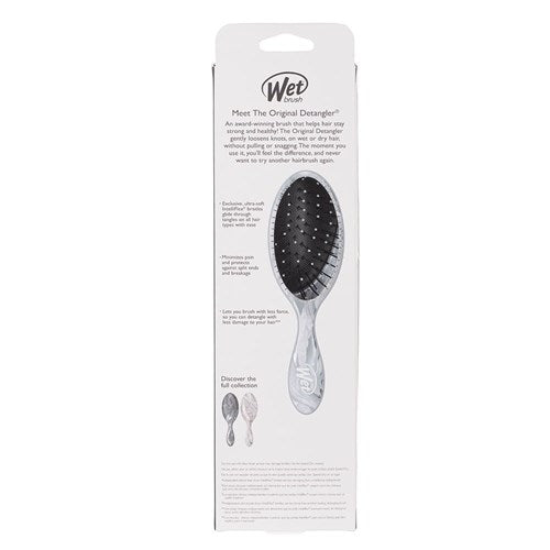 Wet Brush - Metallic Marble Detangler Silver