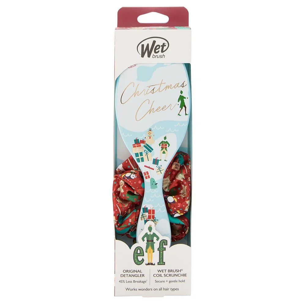 Wet Brush - Holiday Joyeux Elf Detangler C Scrunchie Kit