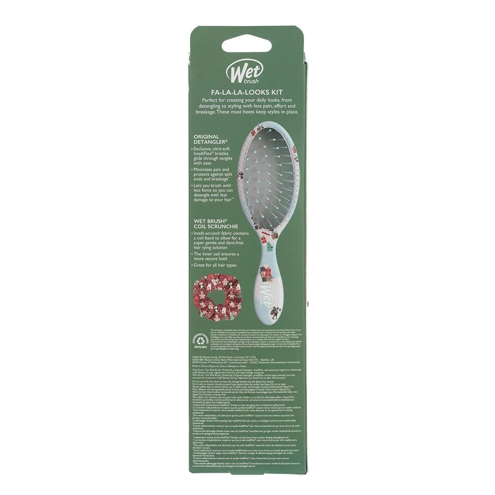 Wet Brush - Holiday Joyeux Elf Detangler C Scrunchie Kit