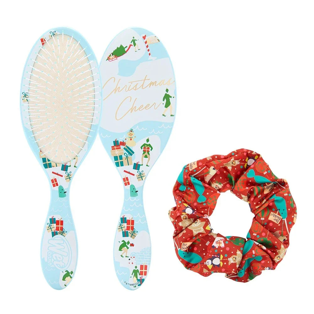 Wet Brush - Holiday Joyeux Elf Detangler C Scrunchie Kit
