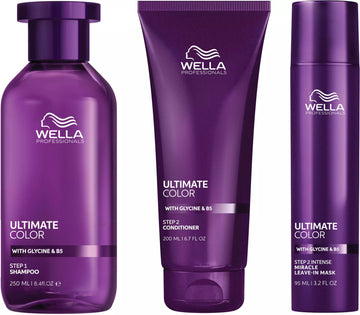 Wella Professionals - Ultimate Color Shampoo 250ml, Conditioner 200ml & Mask 95ml Trio Bundle