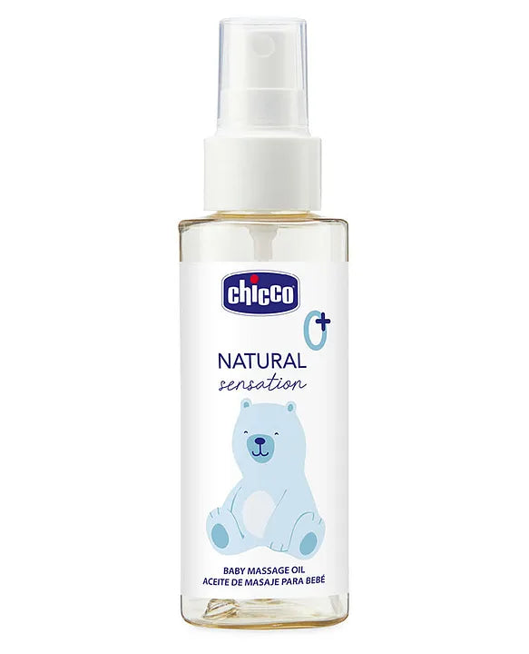 Chicco - Natural Sensation Body Massage Oil - 100 ml