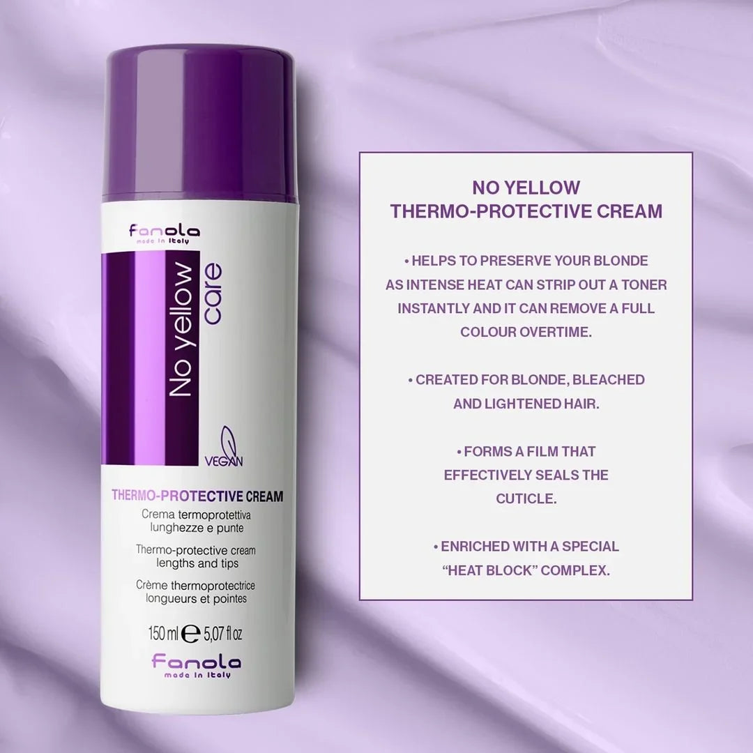Fanola - No Yellow Thermo-Protective Cream 150ml