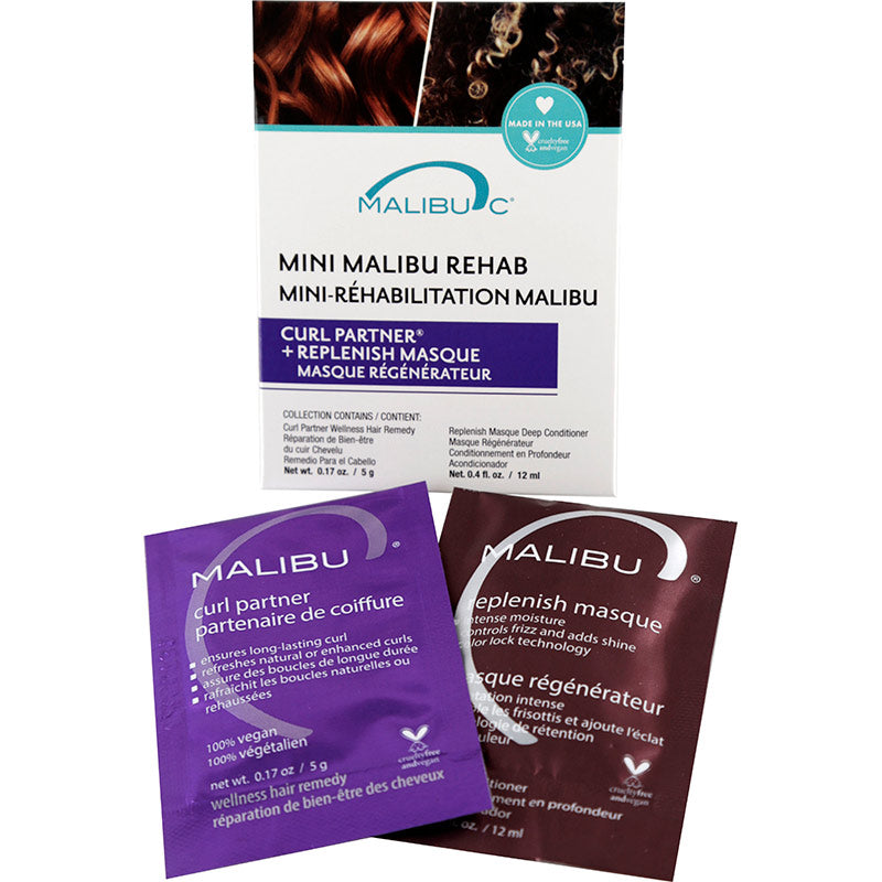 Malibu C - Curl Partner Mini Rehab 2pc