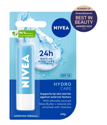 Nivea - Hydro Care Lip Balm SPF 15 4.8g