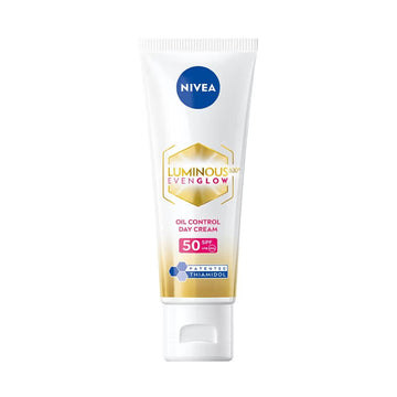 Nivea - Luminous Even Glow Oil Control SPF50 Day Cream with Hyaluronic Acid 10ml