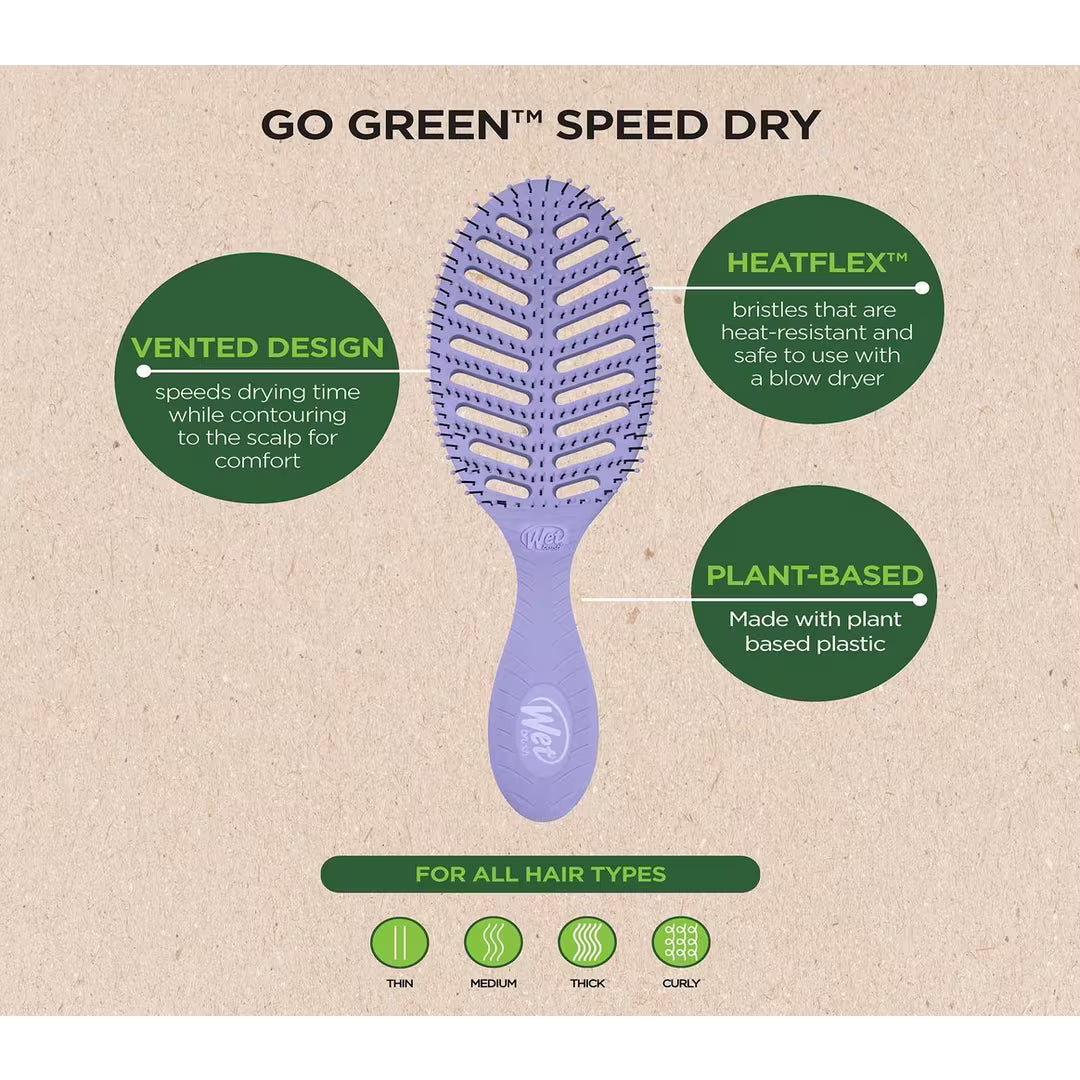 Wet Brush - Go Green Speed Dry Detangler Purple