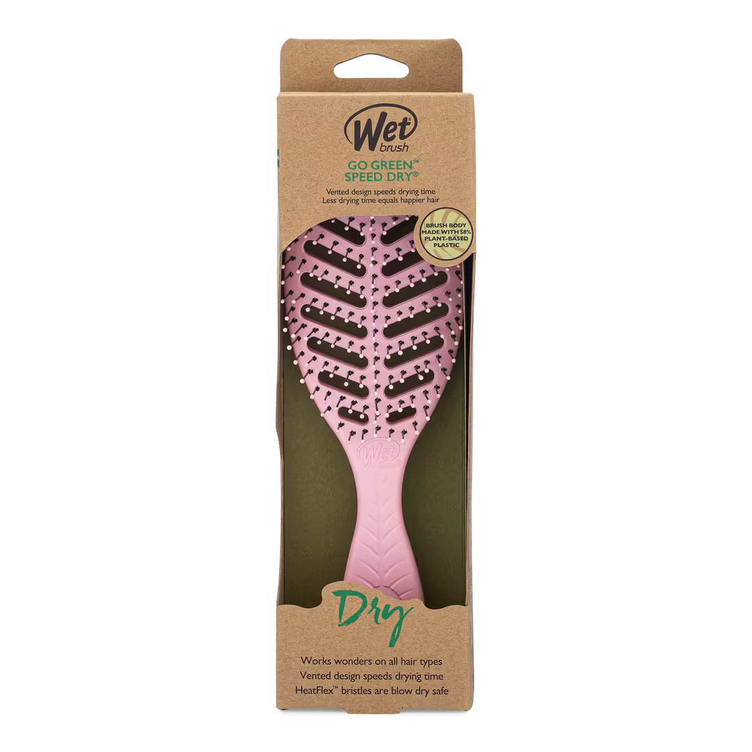 Wet Brush - Go Green Speed Dry Detangler Pink