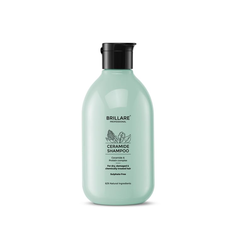 Brillare - Ceramide Shampoo For Dry, Damaged & Chemically Treated Hair 300ml - Nexus hair