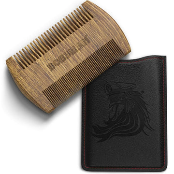 Bossman - Pocket Beard Moustache Sandalwood Comb