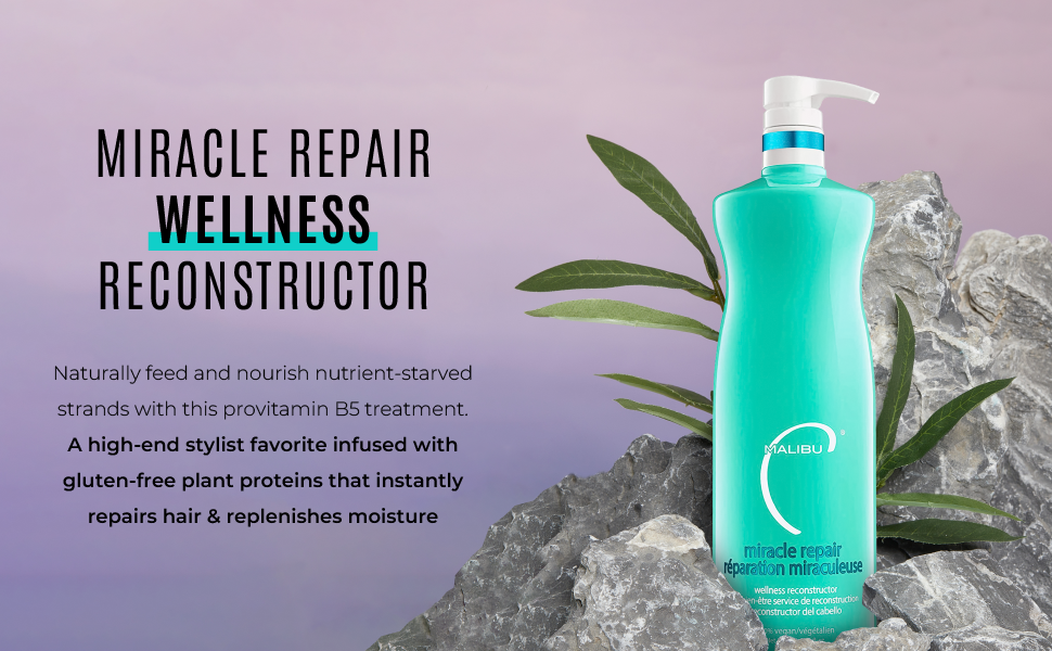 Malibu C - Miracle Repair Rescontructor Shampoo 1000ml