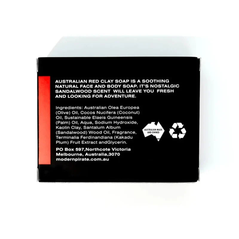 Modern Pirate - Australian Red Clay Soap 110g