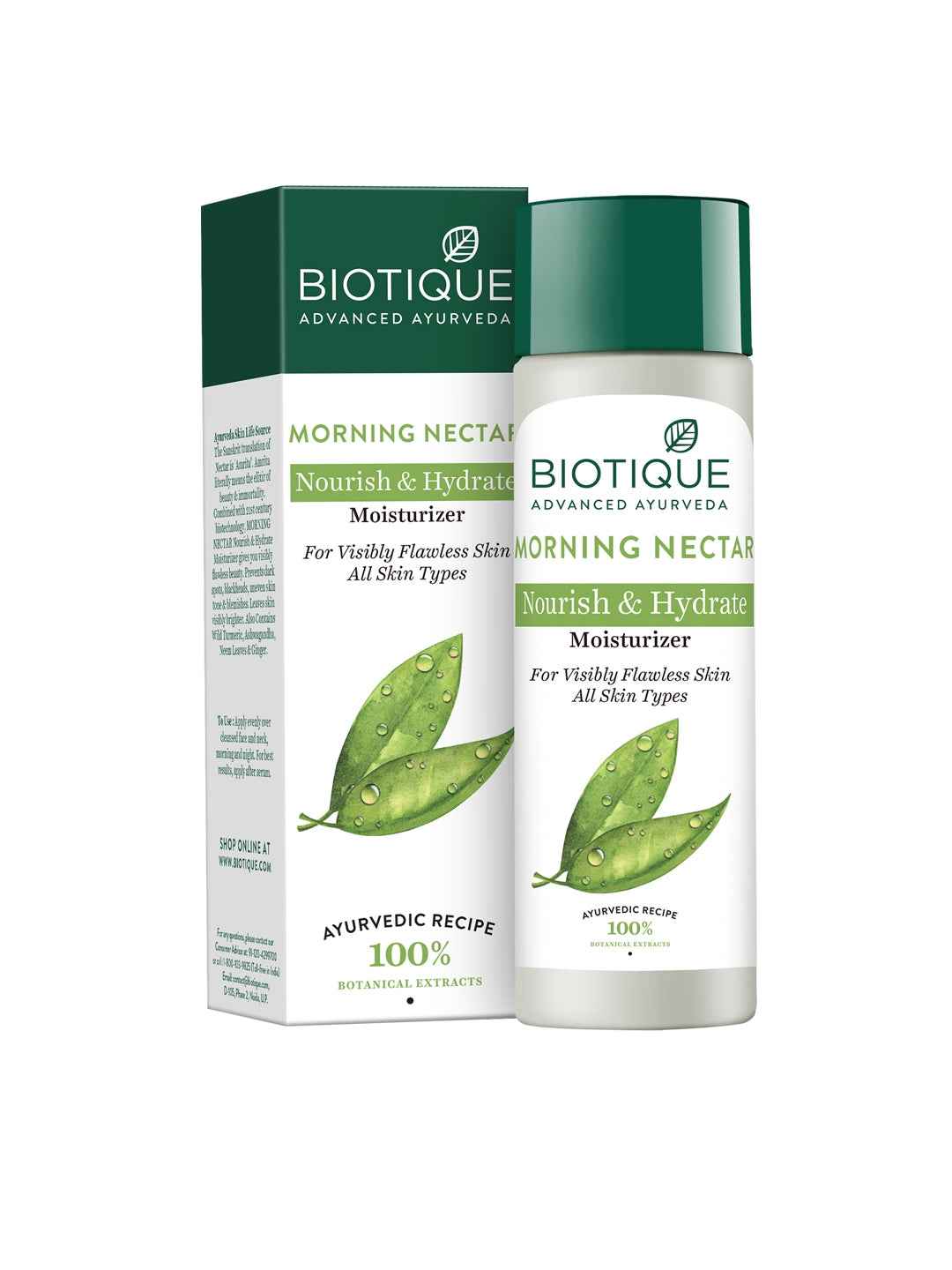 Biotique - Morning Nectar Nourish & Hydrate Visibly Flawless Skin Moisturizer 190ml