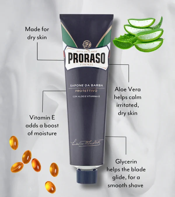 Proraso - Protective Shaving Cream Tube Blue 150ml