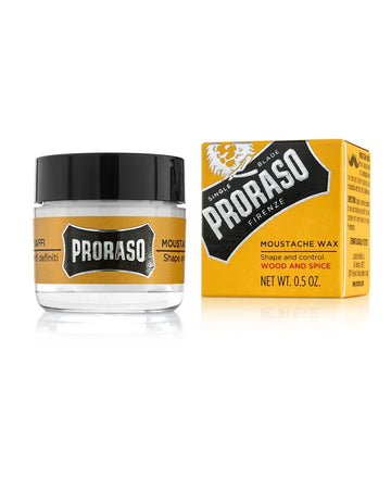Proraso - Moustache Wax Wood & Spice 0.5Oz