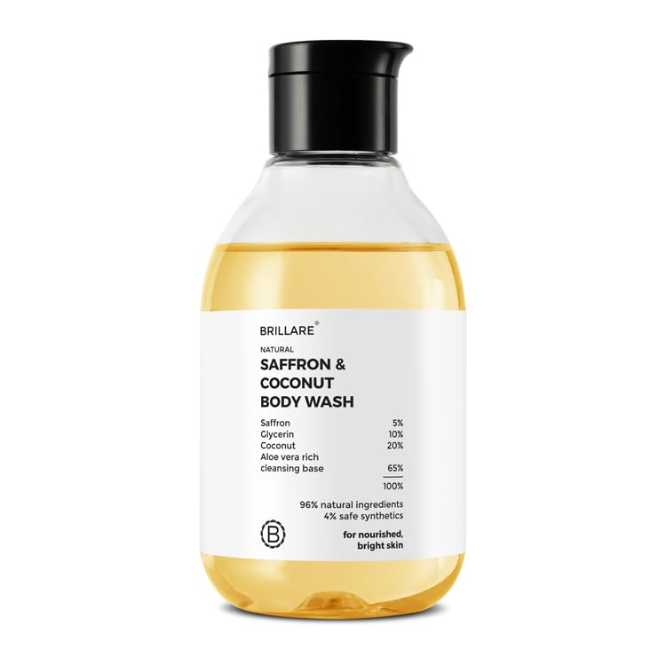 Brillare - Saffron & Coconut Body Wash 200ml - Nexus hair