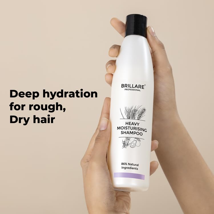 Brillare - Heavy Moisturising Shampoo For Dry, Frizzy Hair 300ml - Nexus hair