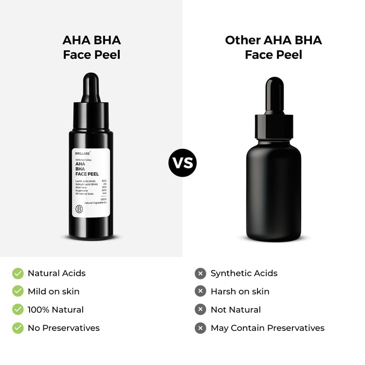 Brillare - AHA BHA Exfoliating Face Peeling Solution 30ml - Nexus hair