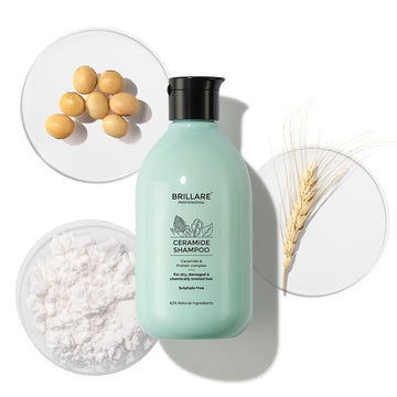 Brillare - Ceramide Shampoo For Dry, Damaged & Chemically Treated Hair 300ml - Nexus hair