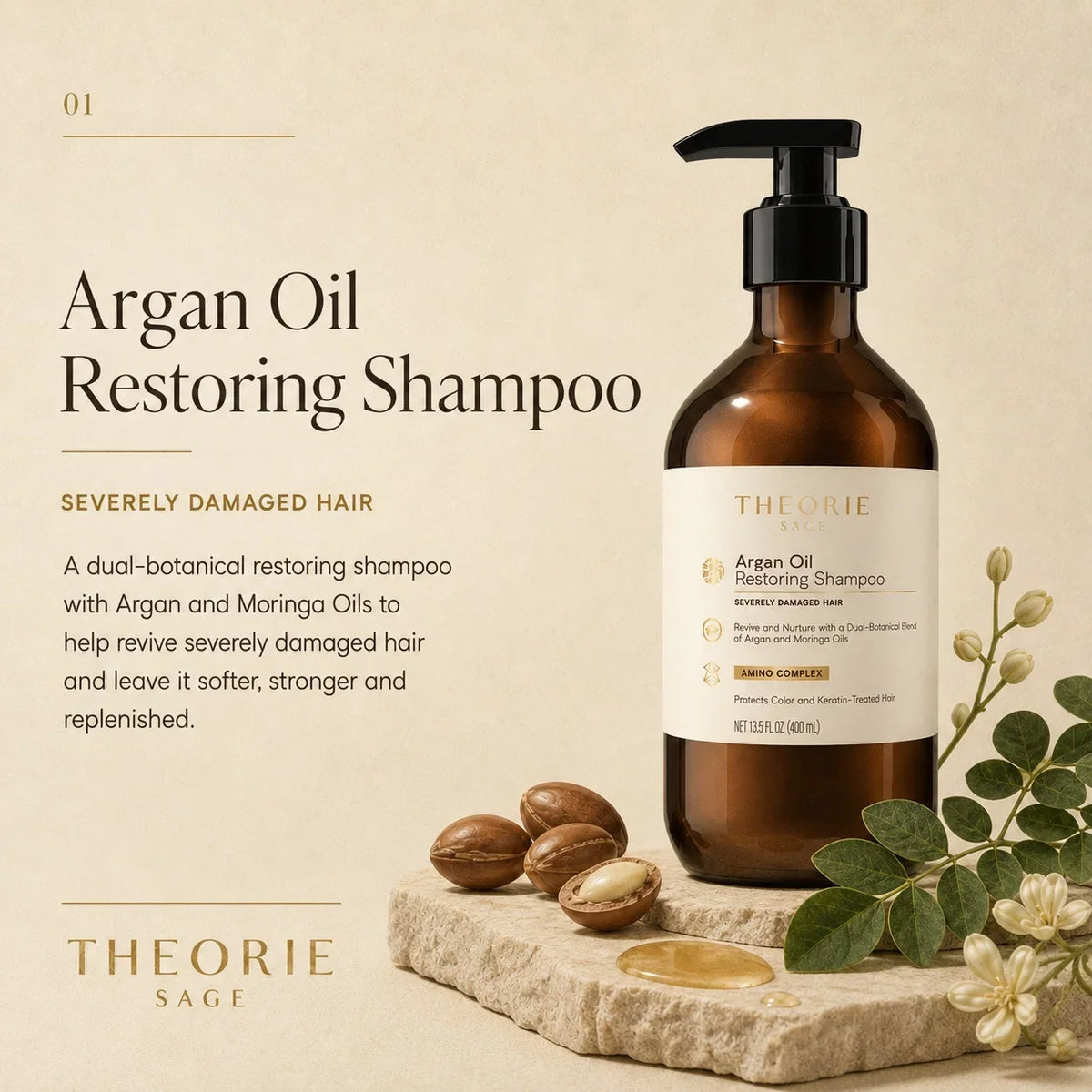 Theorie - Argan Oil Shampoo 800ml