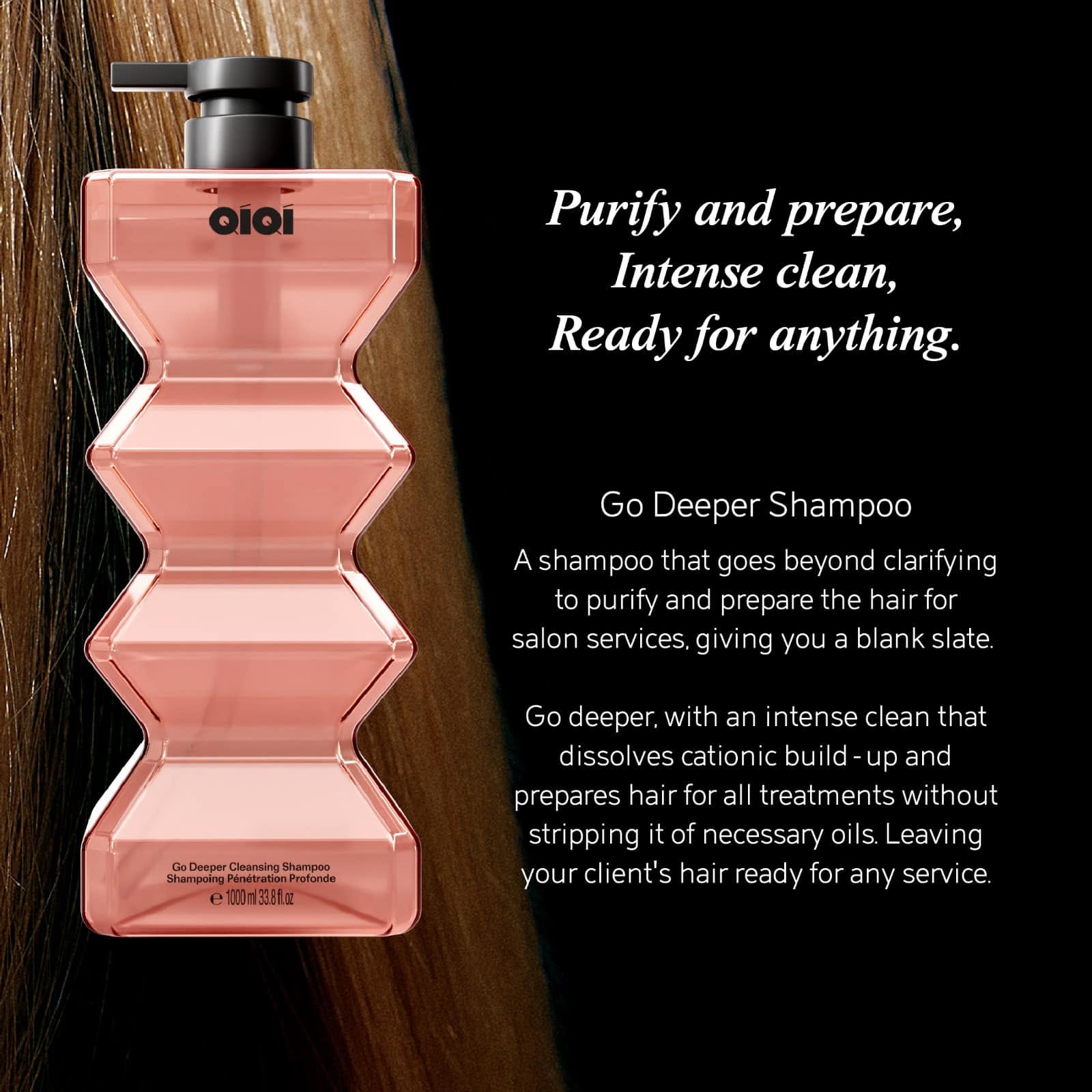 Qiqi - Go Deeper Cleansing Shampoo 1000ml