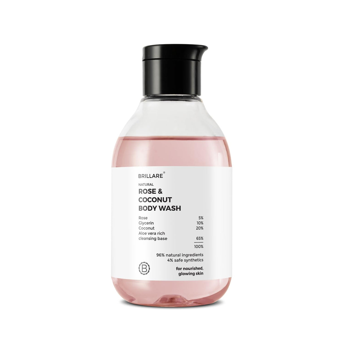 Brillare - Rose & Coconut Body Wash 200ml - Nexus hair