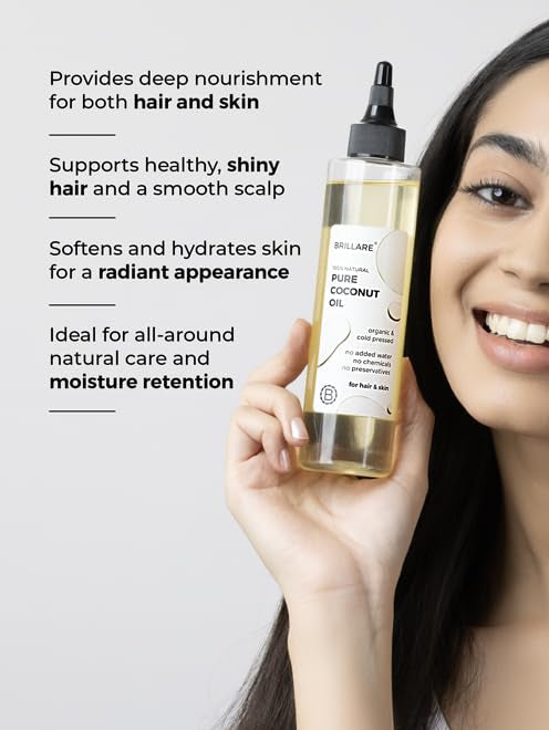 Brillare - Pure Coconut Oil 200ml - Nexus hair