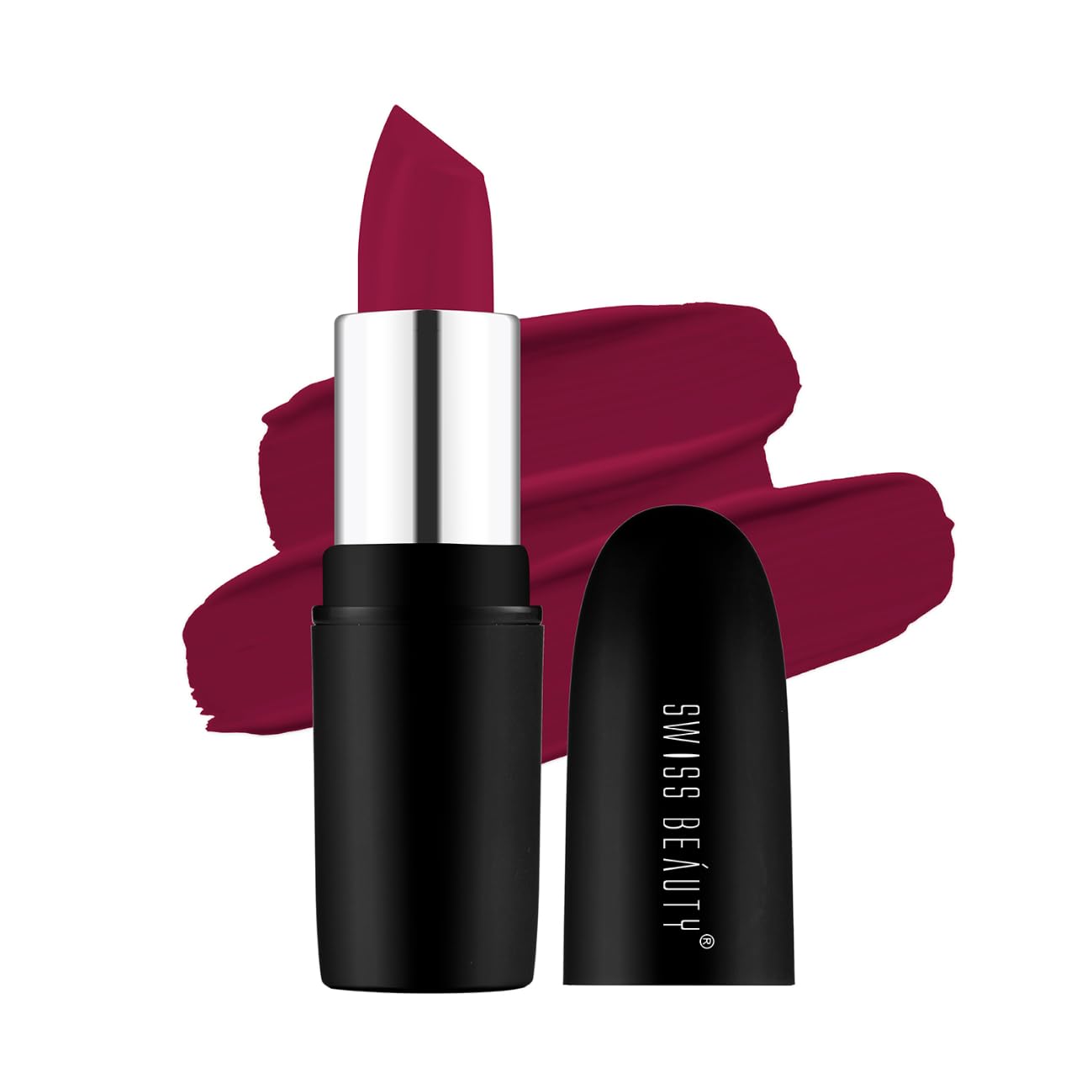 Swiss Beauty - Pure Matte Lipstick Shade No. 207 Raspberry