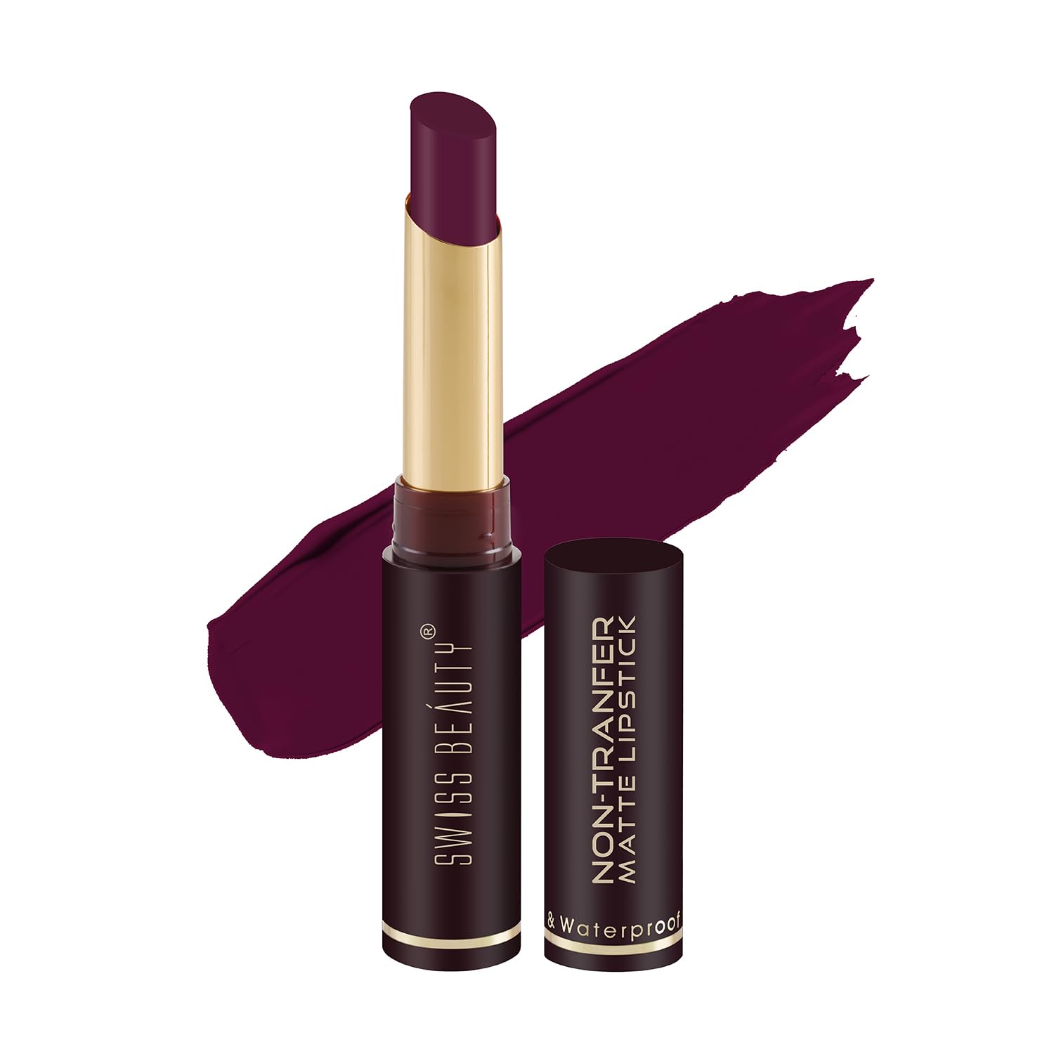 Swiss Beauty - Non-Transfer Smooth & Waterproof Matte Lipstick Shade No. 23 Murphy Brown