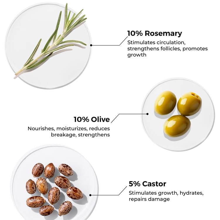 Brillare - Rosemary Hair Oil For Hair Growth 100ml - Nexus hair