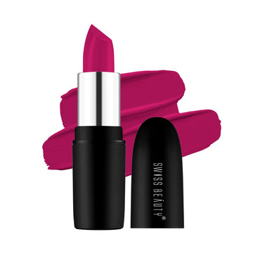 Swiss Beauty - Pure Matte Lipstick Shade No. 223 Velvet Maroon