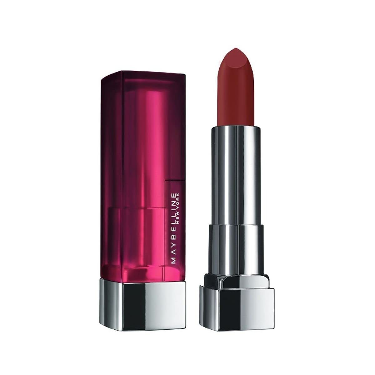 Maybelline - New York Color Sensational Creamy Matte Lipstick, 696 Burgundy Blush 3.9g