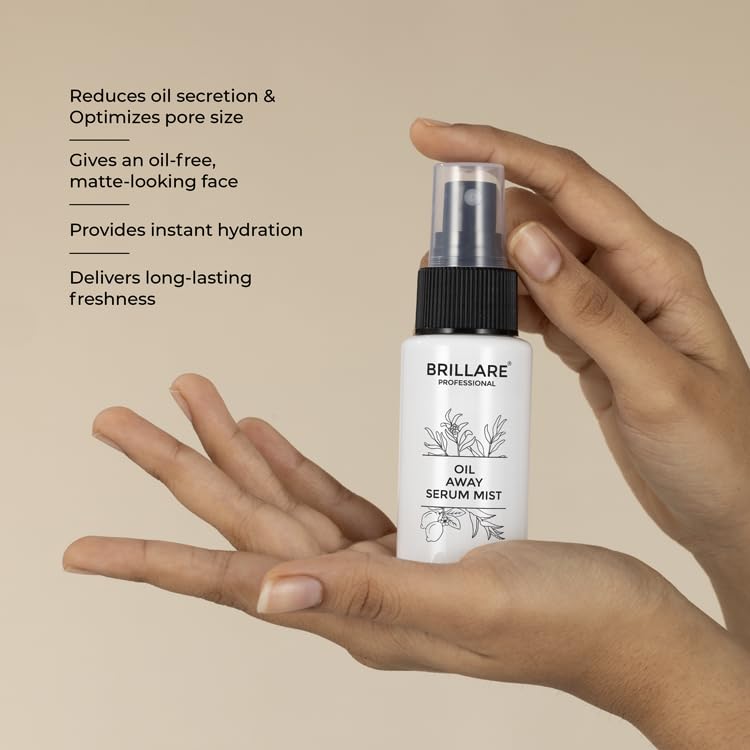 Brillare - Oil Away Serum Mist For Acne Prone Skin 50ml - Nexus hair