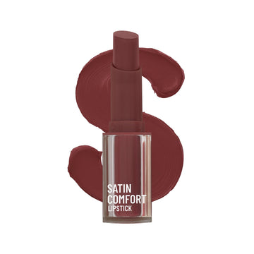 Swiss Beauty - Satin Comfort Lipstick Shade No. 12 Brown Bean