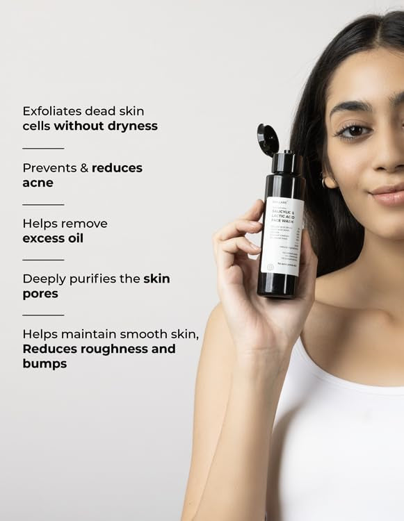 Brillare - 2% Salicylic And 3% Lactic Acid Face Wash For Acne Prone Skin 100ml - Nexus hair