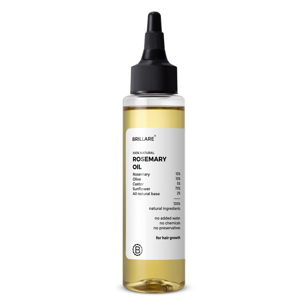 Brillare - Rosemary Hair Oil For Hair Growth 100ml - Nexus hair