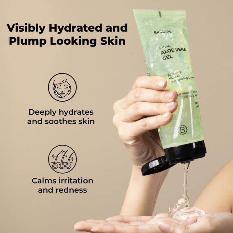 Brillare - Pure Aloe Vera Gel For Nourished Hair & Skin 200g - Nexus hair