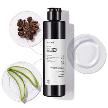 Brillare - Caffeine Shampoo For Reducing Hair Loss And Breakage 200ml - Nexus hair