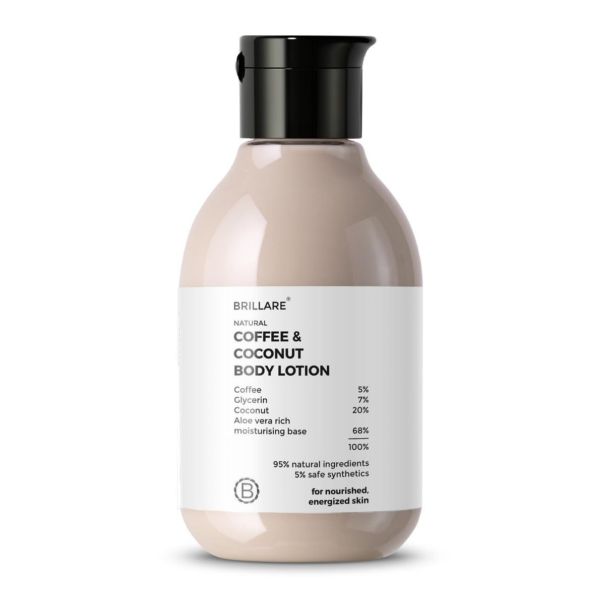 Brillare - Coffee & Coconut Body Lotion For Energized & Moisturised Skin 200ml - Nexus hair