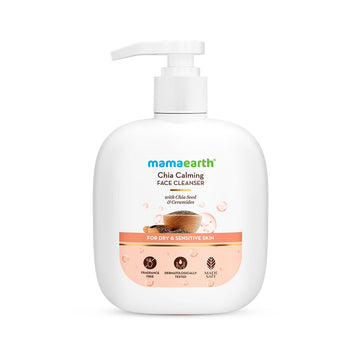 Mamaearth - Chia Calming Face Cleanser with Chia Seed and Ceramides 180ml