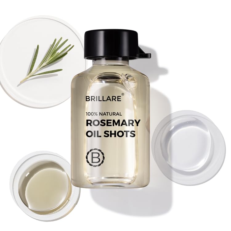 Brillare - Rosemary Oil Shots For Visible Hair Growth 6ml X 8 - Nexus hair