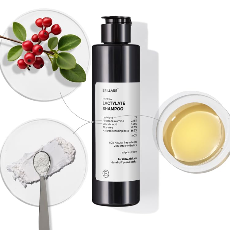 Brillare - Lactylate Shampoo To Reduce Dandruff 200ml - Nexus hair
