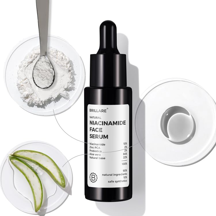 Brillare - 10% Niacinamide Face Serum For Smooth, Glowing Skin 30ml - Nexus hair