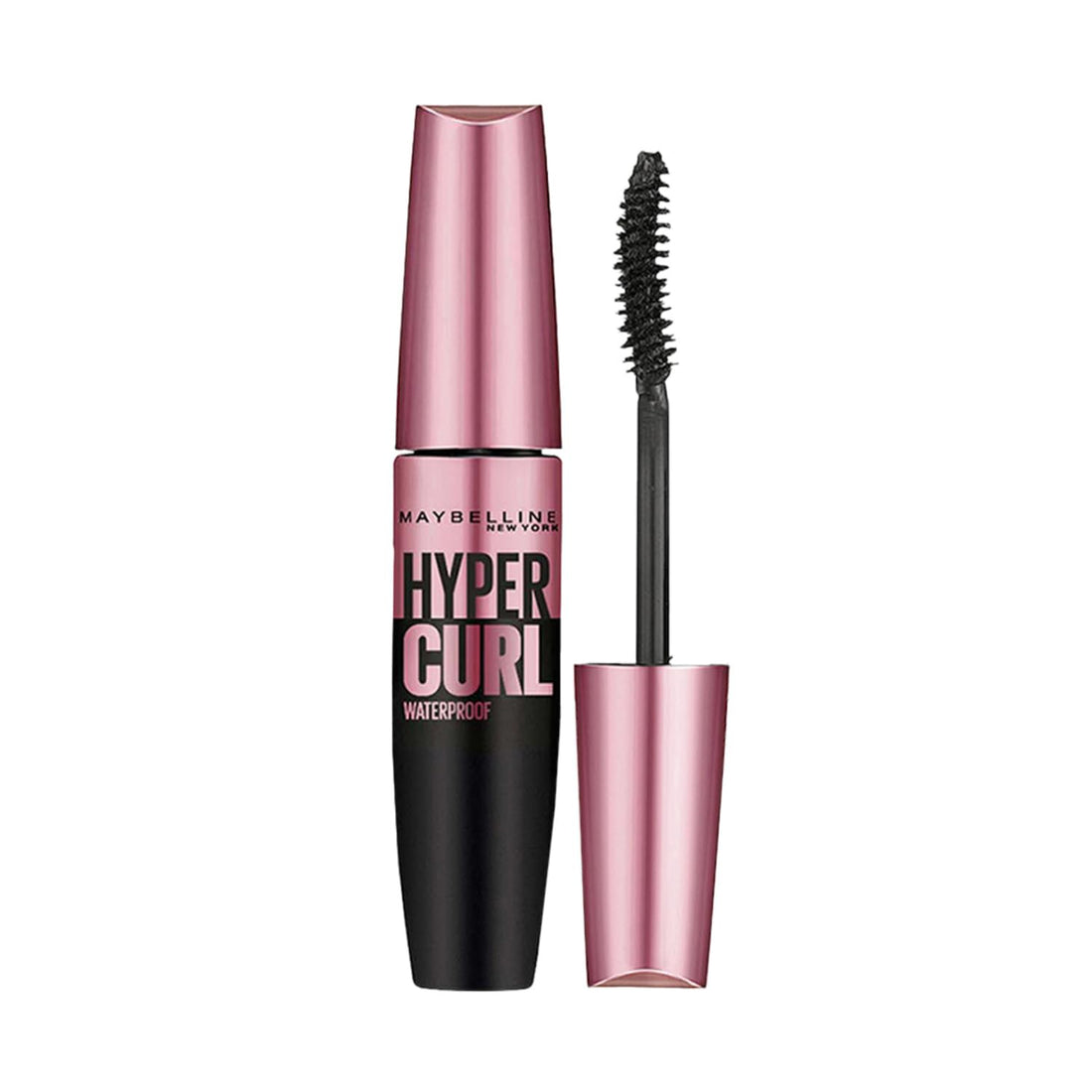 Maybelline - New York Mascara, Curls Lashes, Highly Pigmented Colour, Long-lasting, Waterproof, Hypercurl Black 9.2ml - Nexus hair