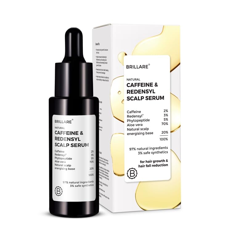 Brillare - Caffeine & Redensyl Scalp Serum For Hair Growth 30ml - Nexus hair