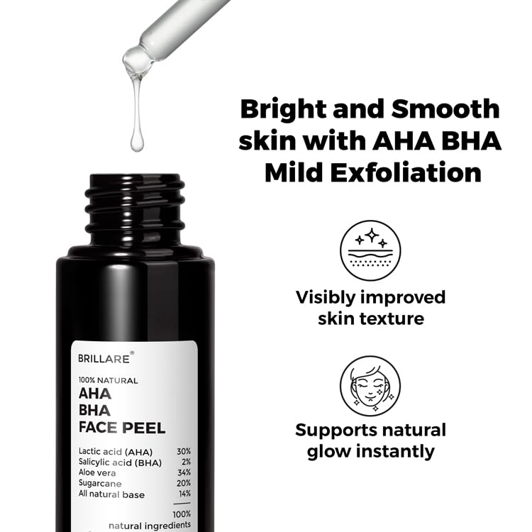 Brillare - AHA BHA Exfoliating Face Peeling Solution 30ml - Nexus hair